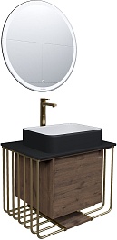 Grossman Мебель для ванной Винтаж 70 GR-4043BW веллингтон/металл золото – фотография-1